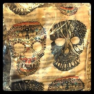 Candy Skull 6ft scarf brand new!